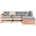 vidaXL 4-delige Loungeset massief grenenhout