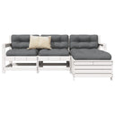 vidaXL 4-delige Loungeset massief grenenhout