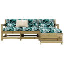 vidaXL 4-delige Loungeset massief grenenhout