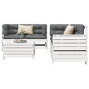 vidaXL 5-Piece Lounge Set Solid Pine Wood