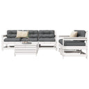 vidaXL 6-delige Loungeset massief grenenhout