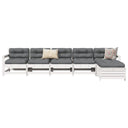 vidaXL 6-delige Loungeset massief grenenhout