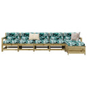 vidaXL 6-delige Loungeset massief grenenhout
