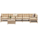 vidaXL 7-delige Loungeset massief grenenhout