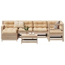 vidaXL 7-delige Loungeset massief grenenhout