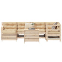 vidaXL 7-delige Loungeset massief grenenhout