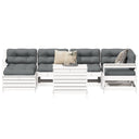 vidaXL 7-delige Loungeset massief grenenhout