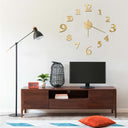 vidaXL 3D-wandklok modern XXL 100 cm zwart en wit