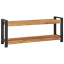 vidaXL Bank met opslag Bruin 160 x 30 x 50 cm Massief teakhout