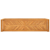 vidaXL Bank met opslag Bruin 160 x 30 x 50 cm Massief teakhout