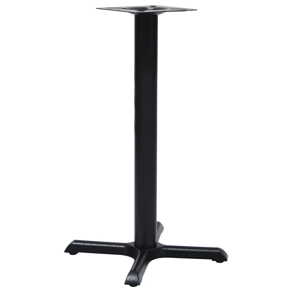 vidaXL Bistrotafelpoot 56x56x72 cm gietijzer zwart