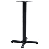 vidaXL Bistrotafelpoot 56x56x72 cm gietijzer zwart