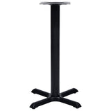 vidaXL Bistrotafelpoot 56x56x72 cm gietijzer zwart