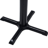 vidaXL Bistrotafelpoot 56x56x72 cm gietijzer zwart