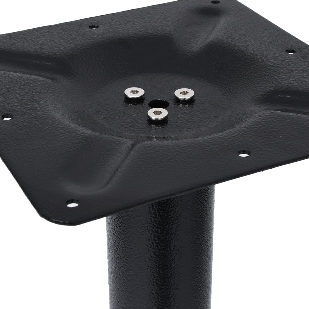vidaXL Bistrotafelpoot 56x56x72 cm gietijzer zwart
