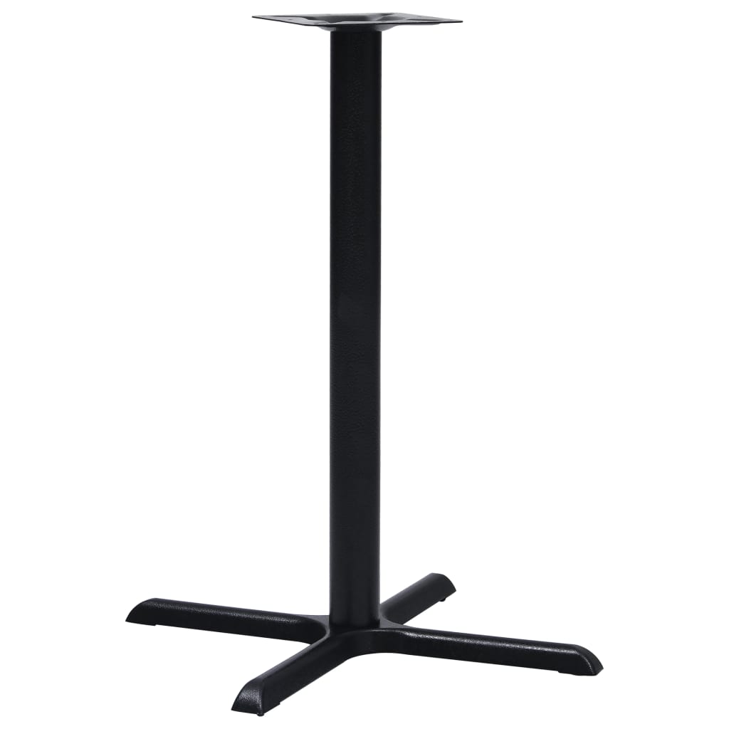 vidaXL Bistrotafelpoot 56x56x72 cm gietijzer zwart