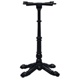 vidaXL Bistrotafelpoot 52x52x72 cm gietijzer zwart