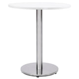 vidaXL Bistrotafelpoot Ø45x72 cm roestvrij staal zilverkleurig