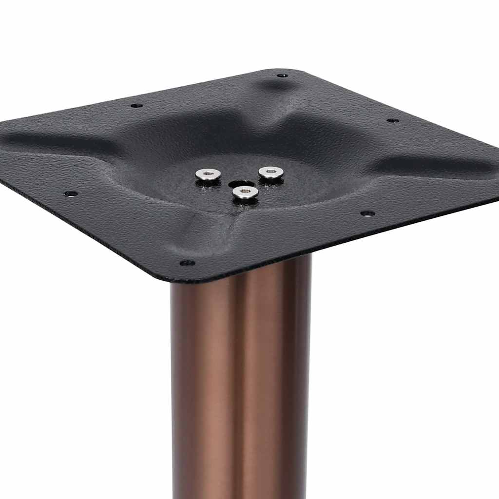 vidaXL Bistrotafelpoot 41x41x72 cm gietijzer zwart