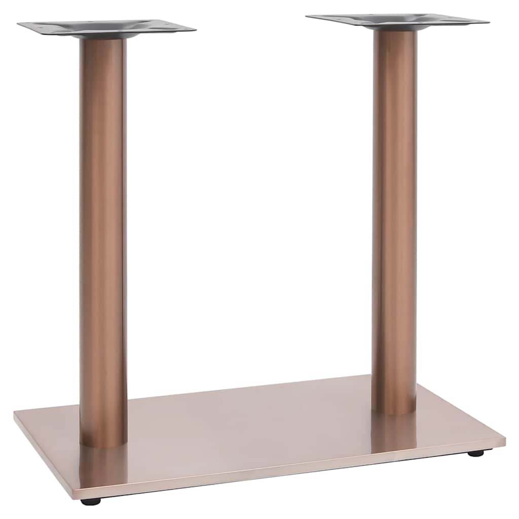 vidaXL Bistro Table Leg 70x40x72 cm Stainless Steel Brass-Colored