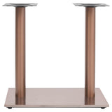 vidaXL Bistro Table Leg 70x40x72 cm Stainless Steel Brass-Colored