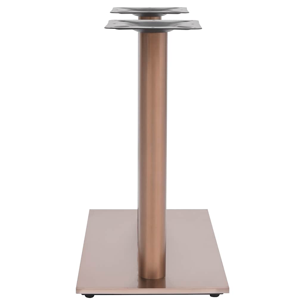 vidaXL Bistro Table Leg 70x40x72 cm Stainless Steel Brass-Colored