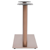 vidaXL Bistro Table Leg 70x40x72 cm Stainless Steel Brass-Colored