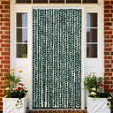 vidaXL Vliegengordijn 90x220 cm chenille beige en lichtbruin
