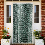 vidaXL Vliegengordijn 90x220 cm chenille beige en lichtbruin