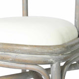 vidaXL Dining Chairs 2 pcs linen grey
