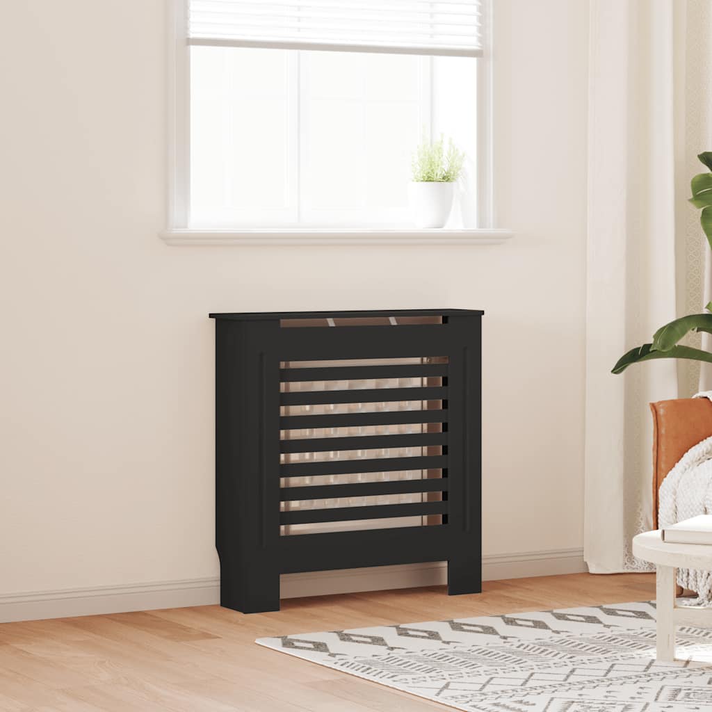 vidaXL Radiator Cover 112x19x81.5 cm MDF white