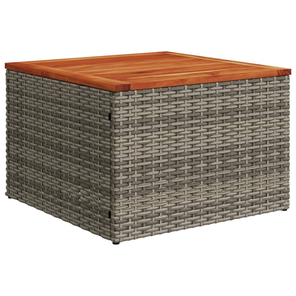 vidaXL 13-delige Loungeset met kussens poly rattan zwart