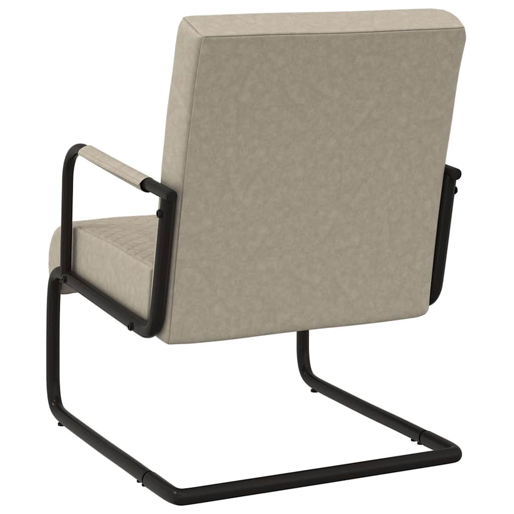 vidaXL Chair faux leather cream
