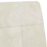 vidaXL Chair velvet cream white