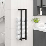 vidaXL Handdoekenrek 25x20x95 cm ijzer zwart