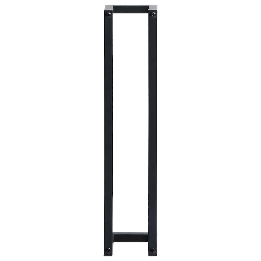 vidaXL Handdoekenrek 25x20x95 cm ijzer zwart