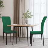 vidaXL Eetkamerstoelen 2 st fluweel donkergrijs