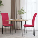 vidaXL Eetkamerstoelen 2 st fluweel donkergrijs
