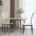 vidaXL Eetkamerstoelen 2 st fluweel donkergrijs