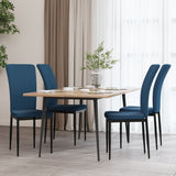 vidaXL Eetkamerstoelen 2 st fluweel donkergrijs