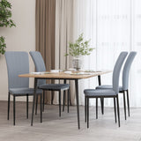 vidaXL Eetkamerstoelen 2 st fluweel donkergrijs
