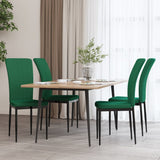 vidaXL Eetkamerstoelen 2 st fluweel donkergrijs