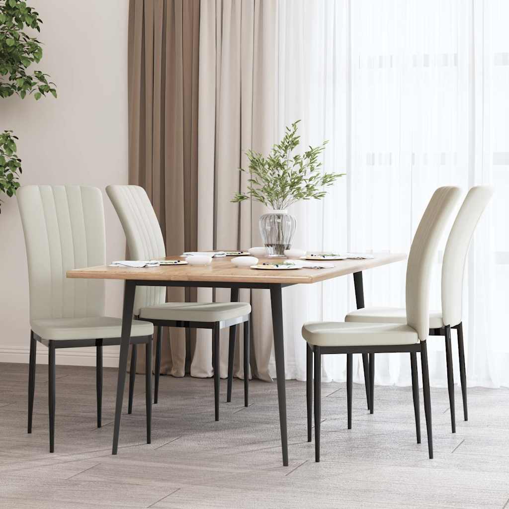 vidaXL Eetkamerstoelen 2 st fluweel donkergrijs