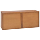 vidaXL Tv-meubel 90x30x40 cm massief teakhout