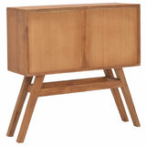vidaXL Wandtafel 80x30x80 cm massief teakhout