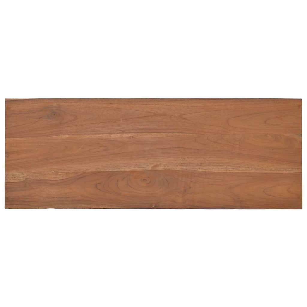 vidaXL Wandtafel 80x30x80 cm massief teakhout