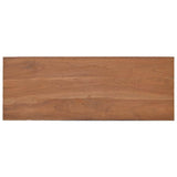 vidaXL Wandtafel 80x30x80 cm massief teakhout
