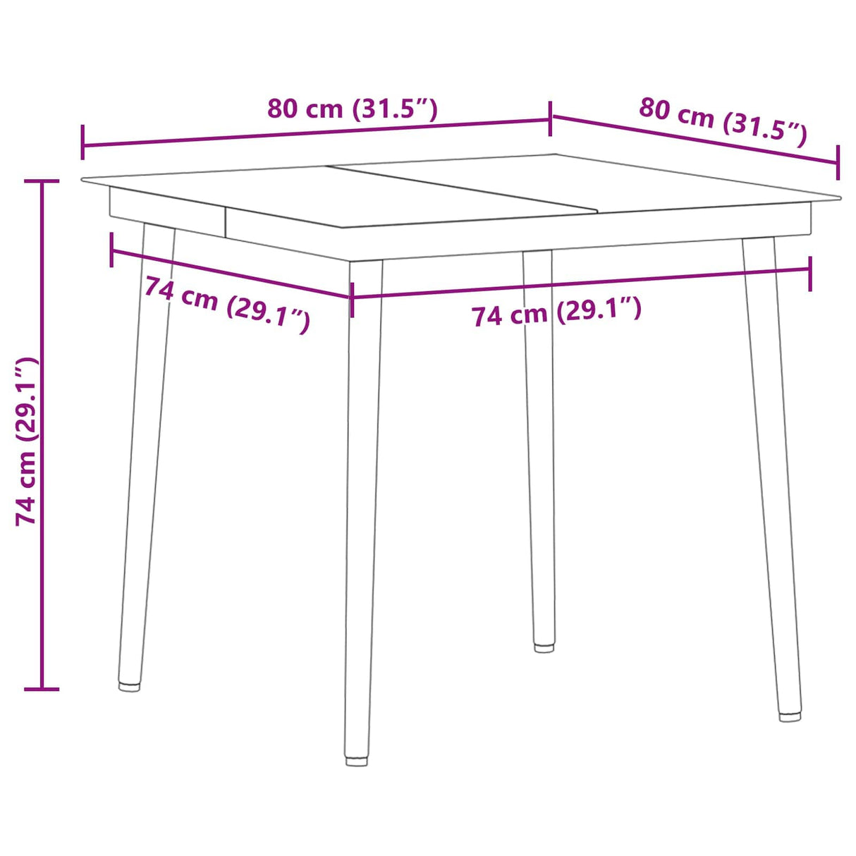 vidaXL Tuin Eettafel Set met kussen 3 pcs Zwart poly rattan