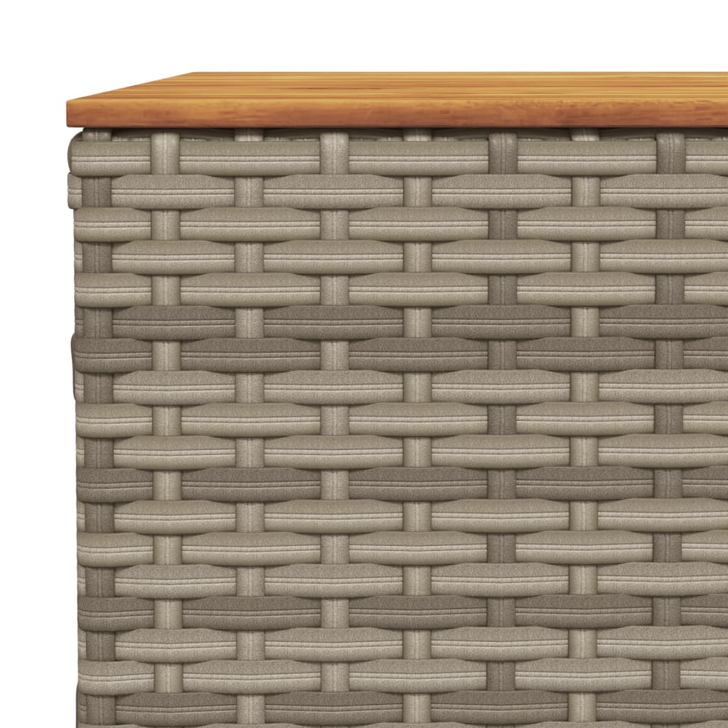 vidaXL 5-delige Loungeset met kussens poly rattan zwart