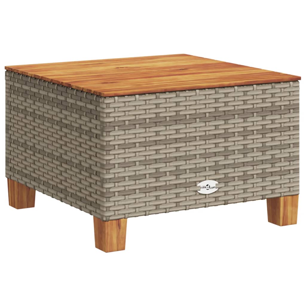 vidaXL 6-delige Loungeset met kussens poly rattan zwart